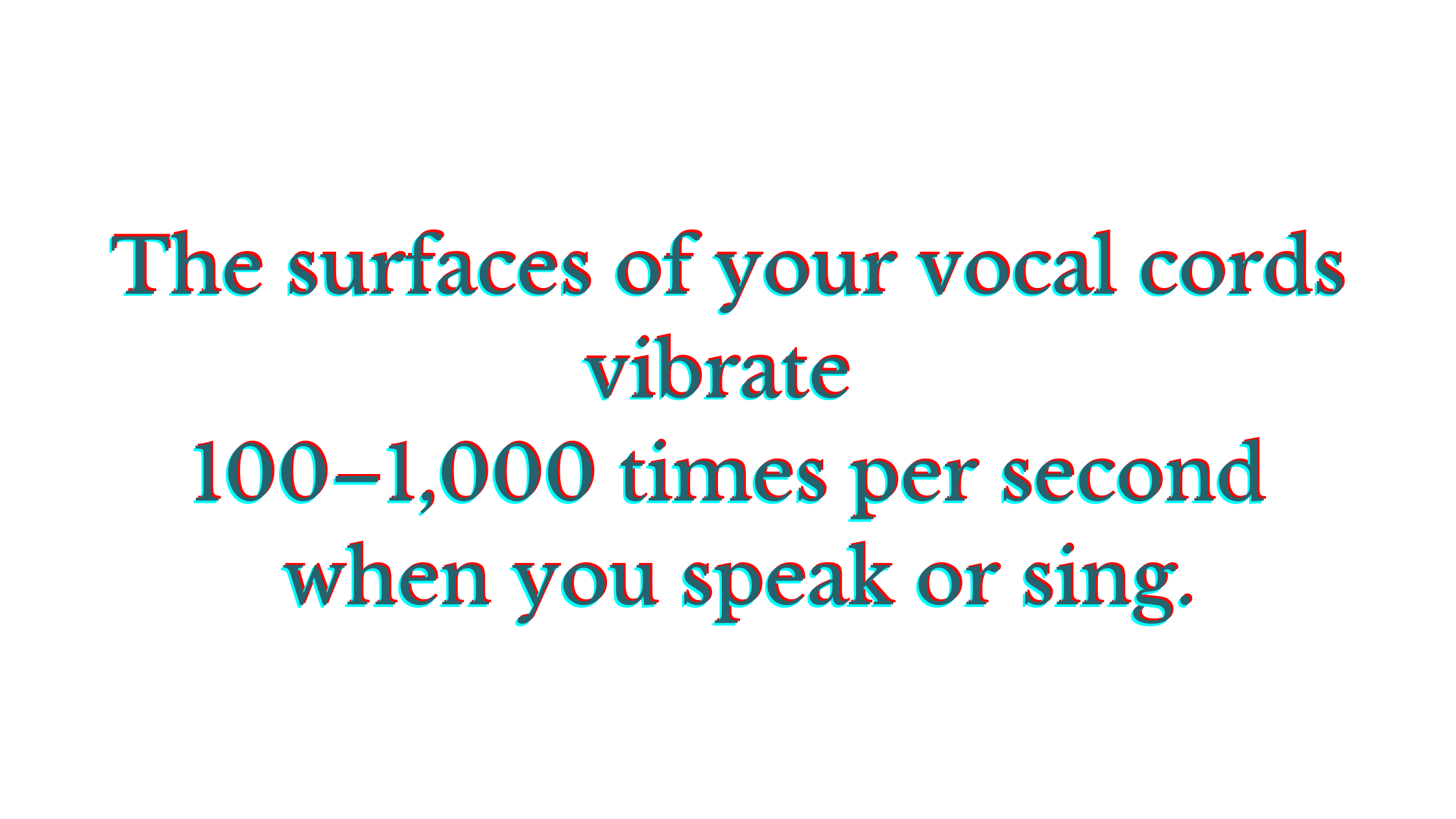 vocal cords fact