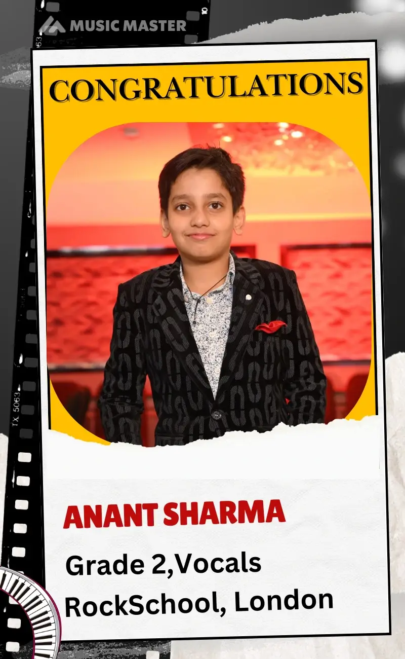 Anant Sharma--Western VocalsRSLGrade