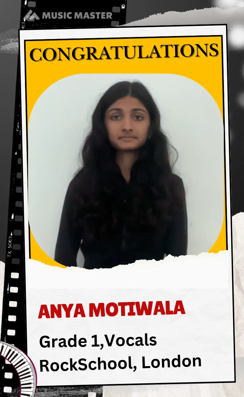 Anya Motiwala Grade 1 RSL