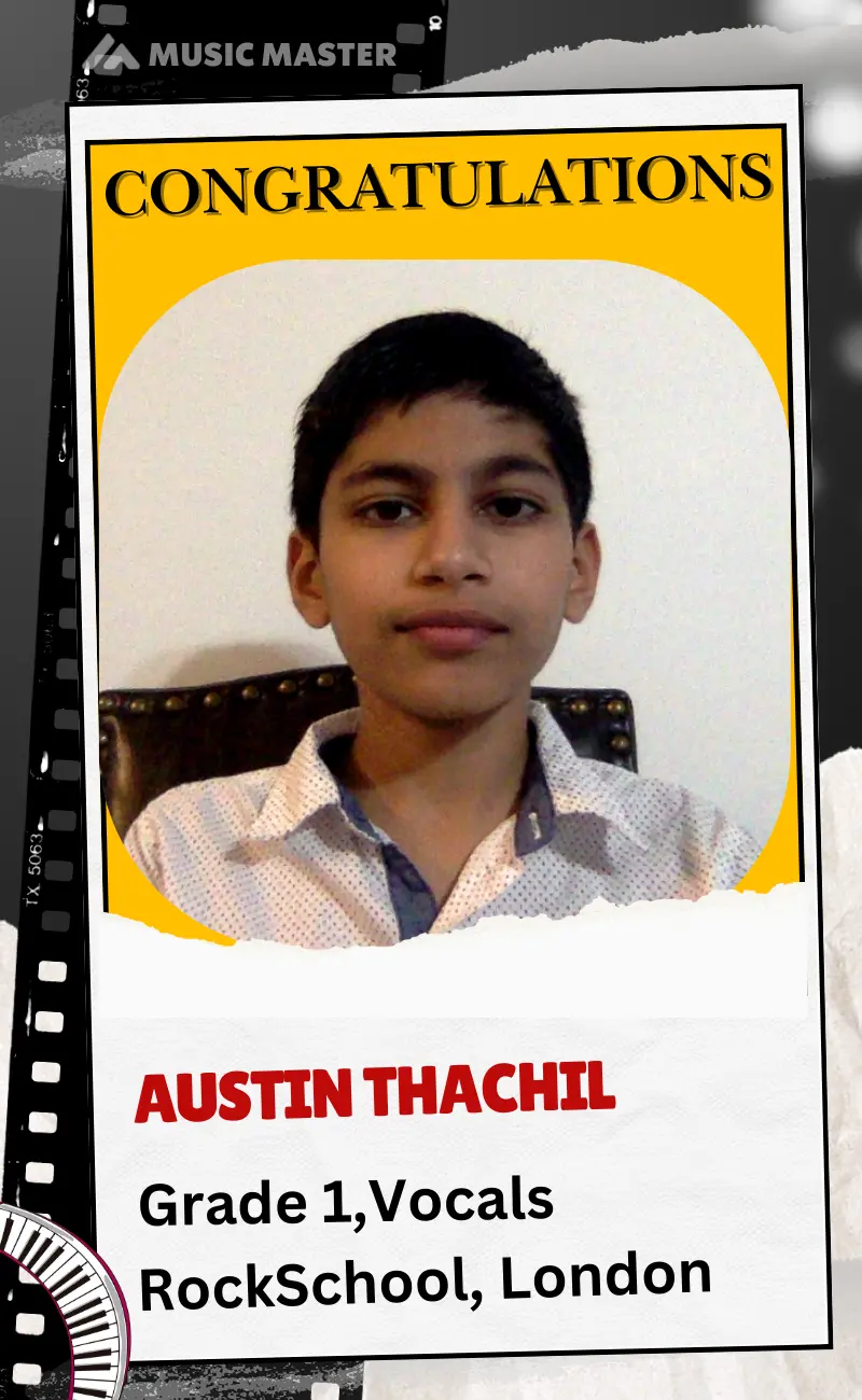 Austin Thachil Grade 1 RSL