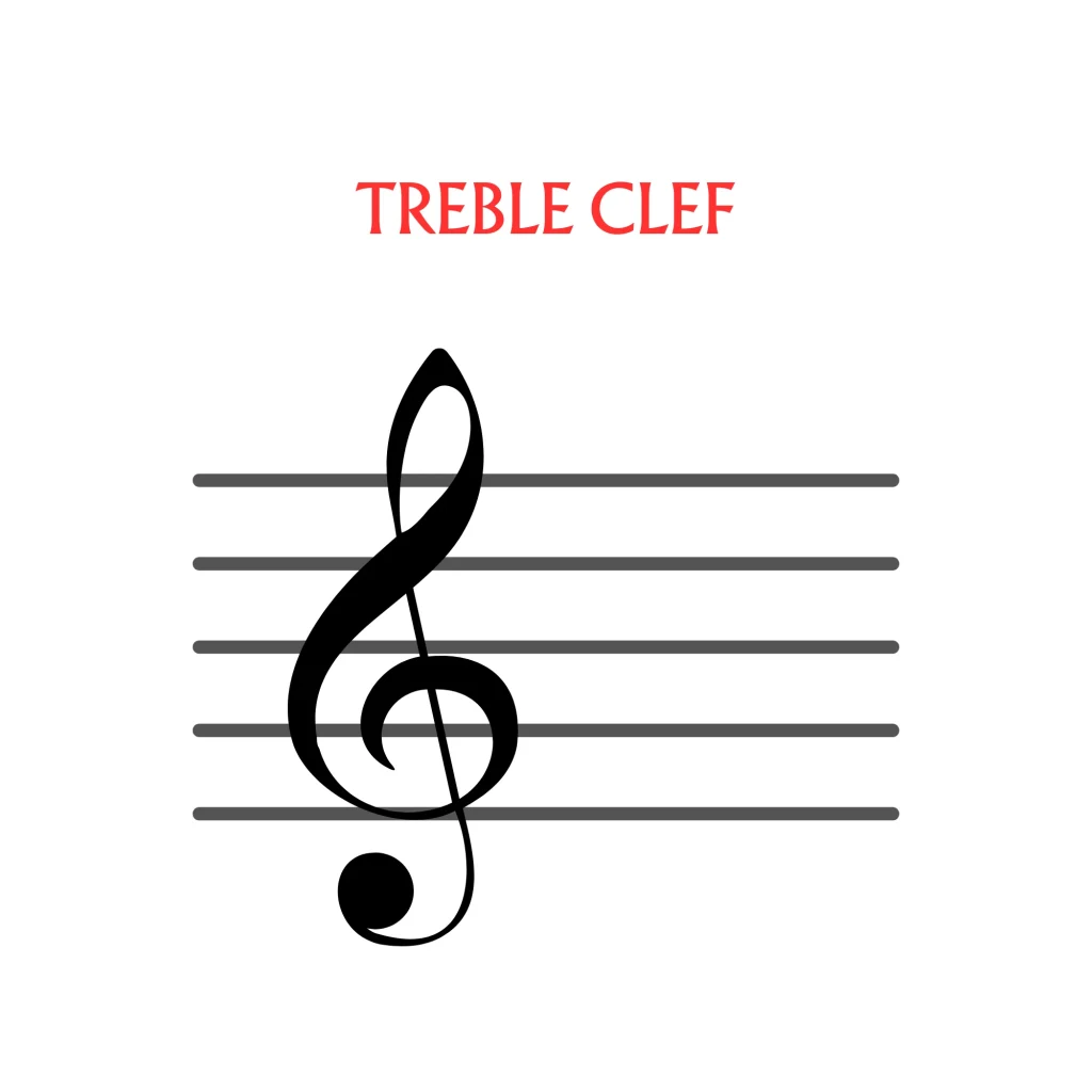 treble clef sheet music