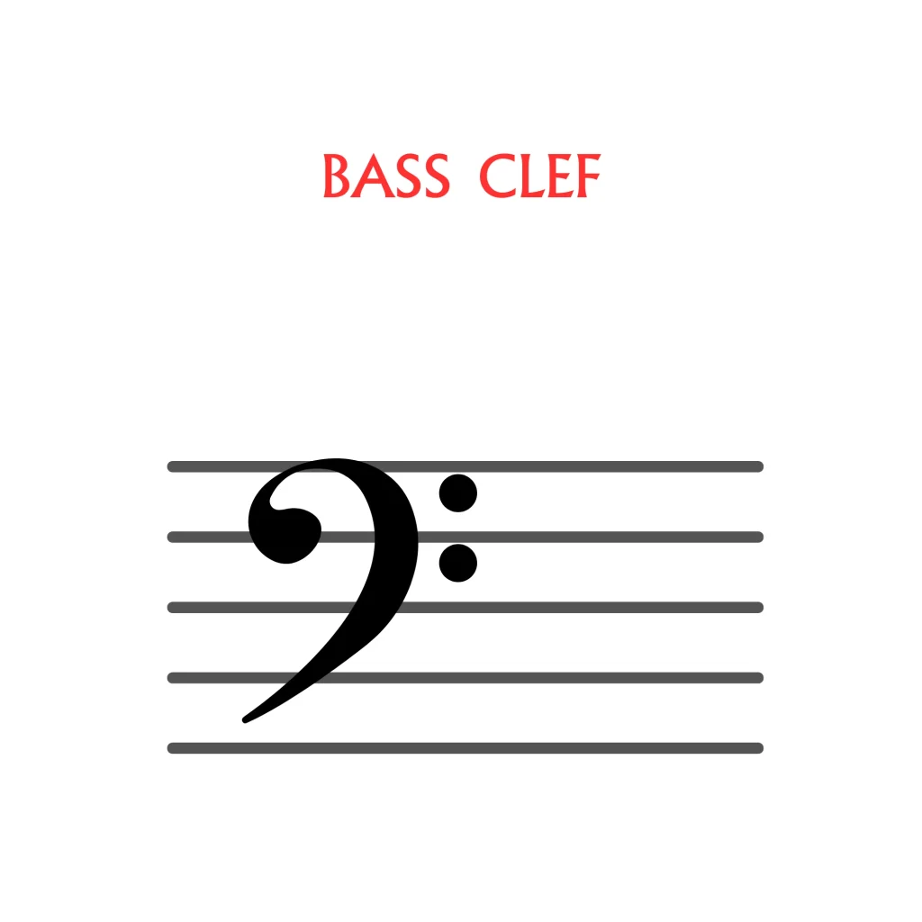 bass clef sheet music