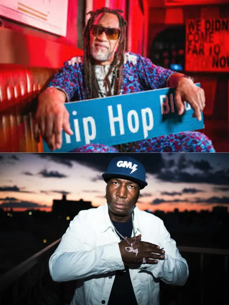 DJ Kool Herc (above) and Grandmaster Flash (below)