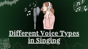 Different voice types in singing