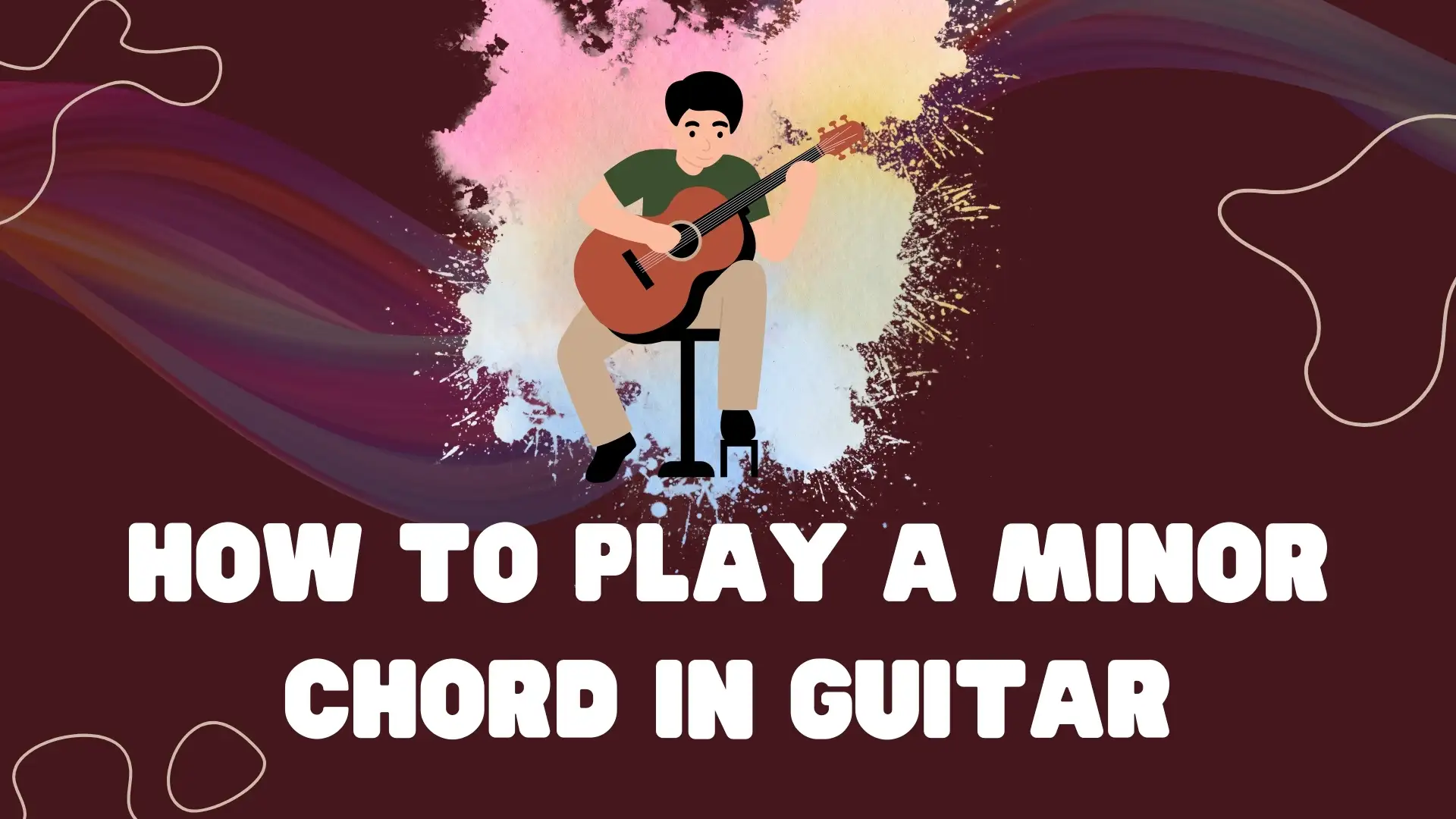 How to play a minor chord in guitar