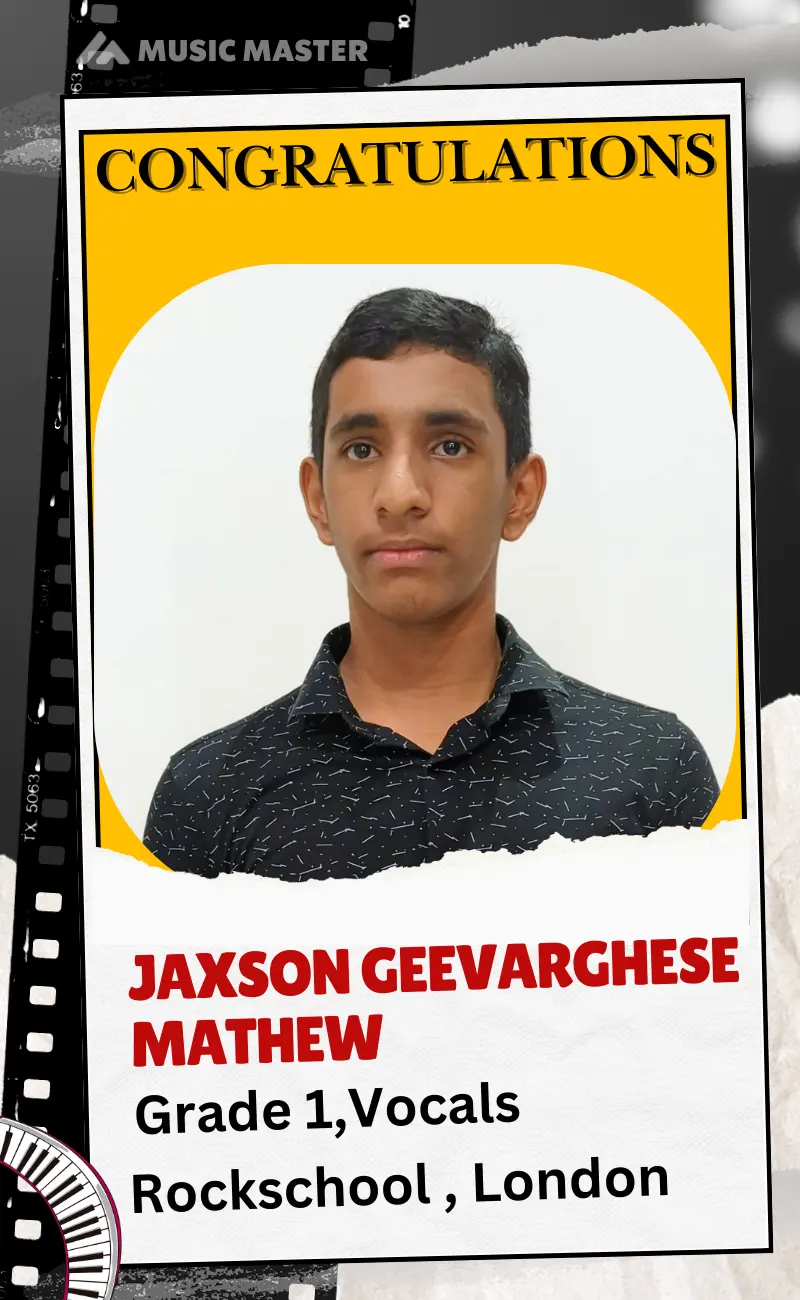 Jaxson Geevarghese Mathew- RSL - Grade-1