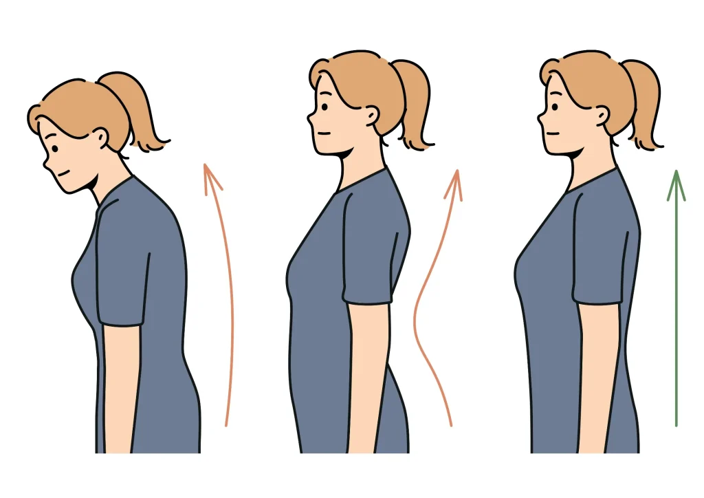 Proper posture for singing