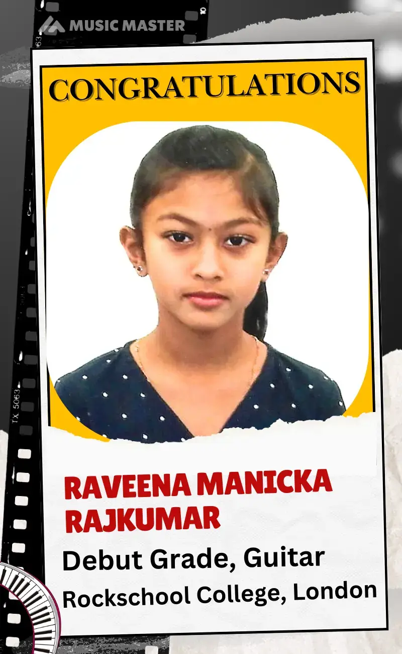 Raveena Manicka Rajkumar_Debut Grade_Rockschool_Guitar