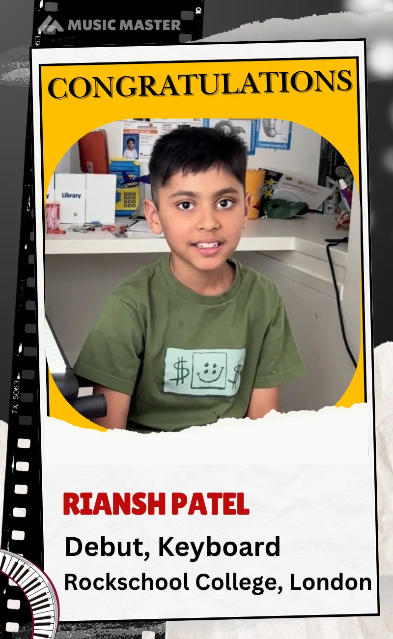 Riansh Patel_Debut_piano_Rockschool College, London