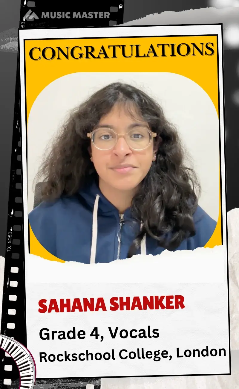 Sahana Shanker_Grade 4_Rockschool_Vocals