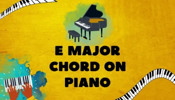 E-major chord on piano