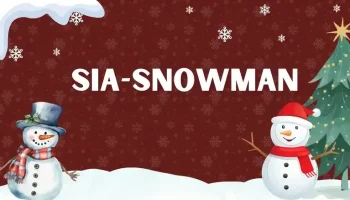 Sia Snowman Lyrics