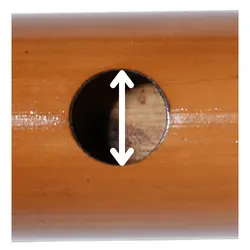 Finger Hole Size