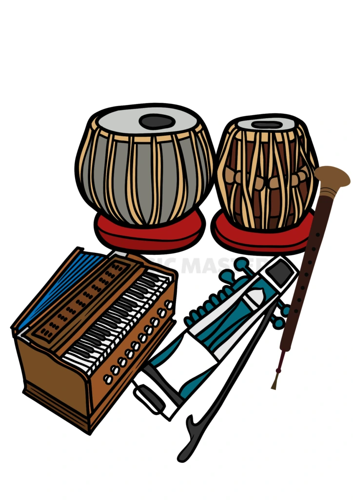 hindustani-instruments-in-music