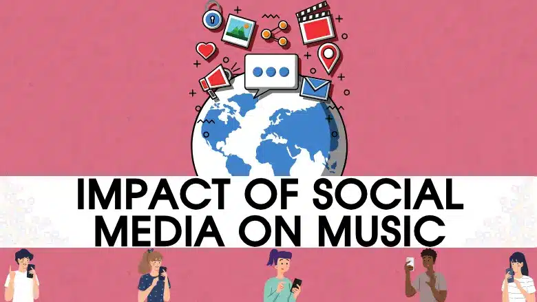 Social media platforms influencing music discovery and recommendations on smartphone screens