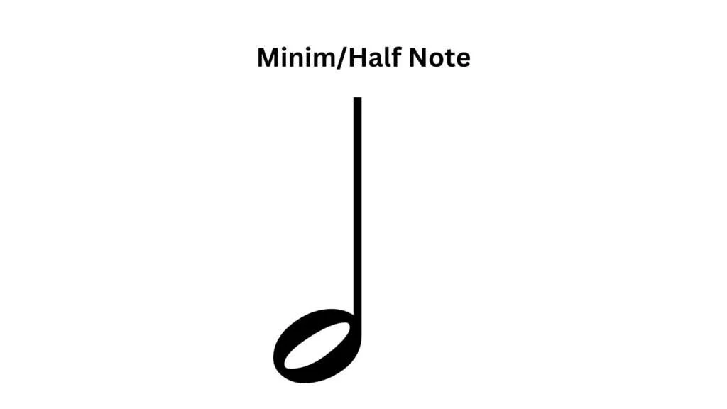 minim-and-half-note-symbol