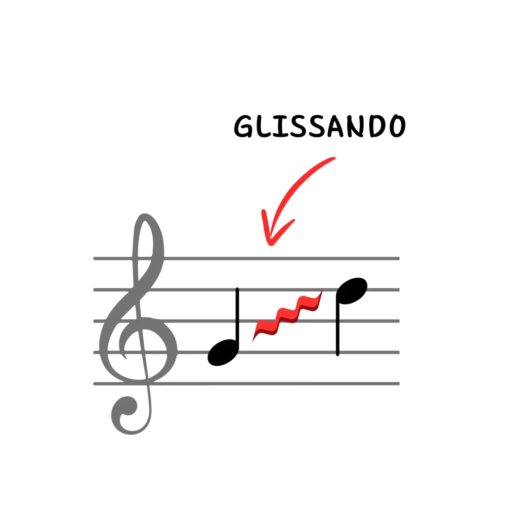 glissando ornament