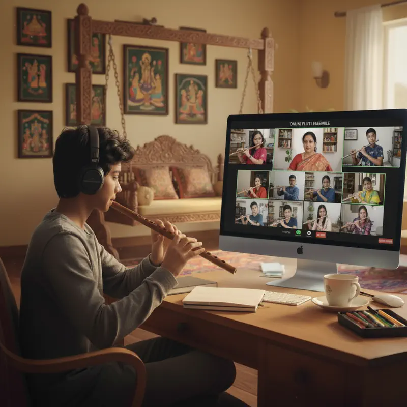 online carnatic flute class