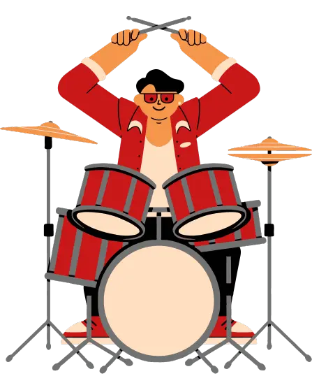 Drums classes near me with fees