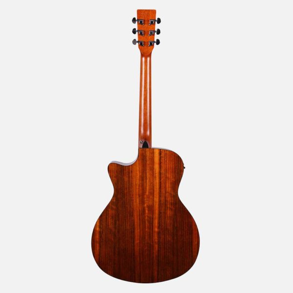 Acoustica A05 Zebra Wood Semi Acoustic Guitar