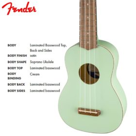 fender venice soprano ukulele