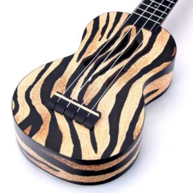 Mahalo Art II Series Soprano Ukulele Zebra