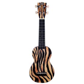 Mahalo Art II Series Soprano Ukulele Zebra