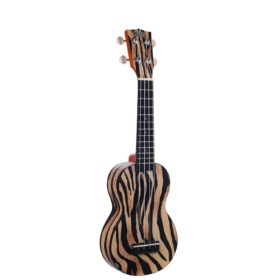 Mahalo Art II Series Soprano Ukulele Zebra