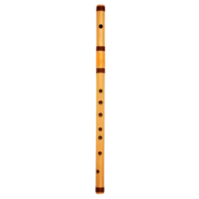 C Front view Bansuri Flute