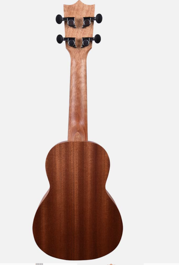 Kadence Soprano Acoustic Mahogany Wood Ukulele 21″ Travel Series - Image 3