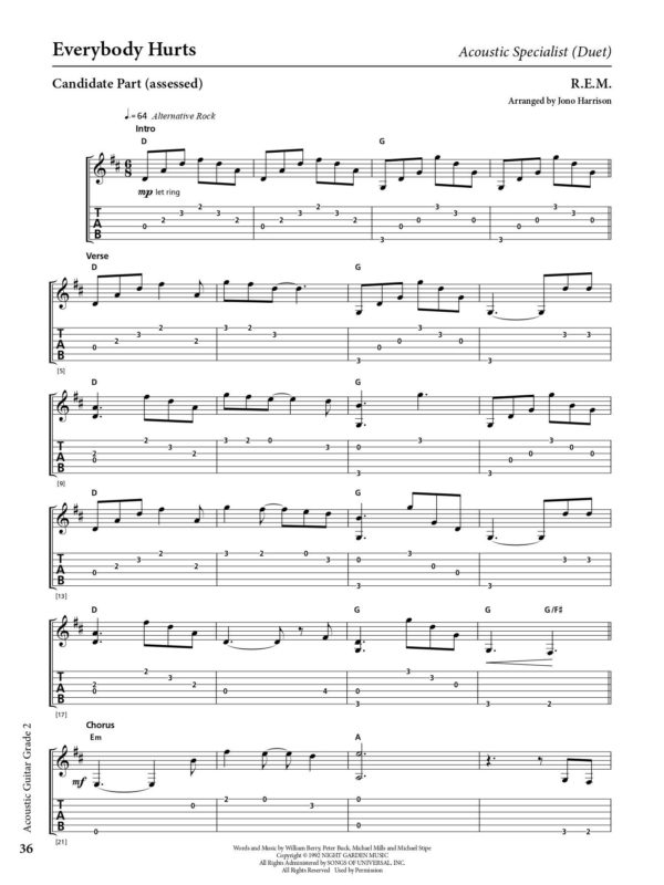 Rockschool Acoustic Guitar Grade 2 Exam Book  - Image 4