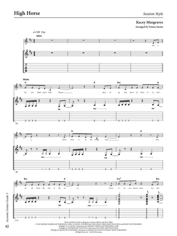 Rockschool Acoustic Guitar Grade 3 Exam Book - Image 2