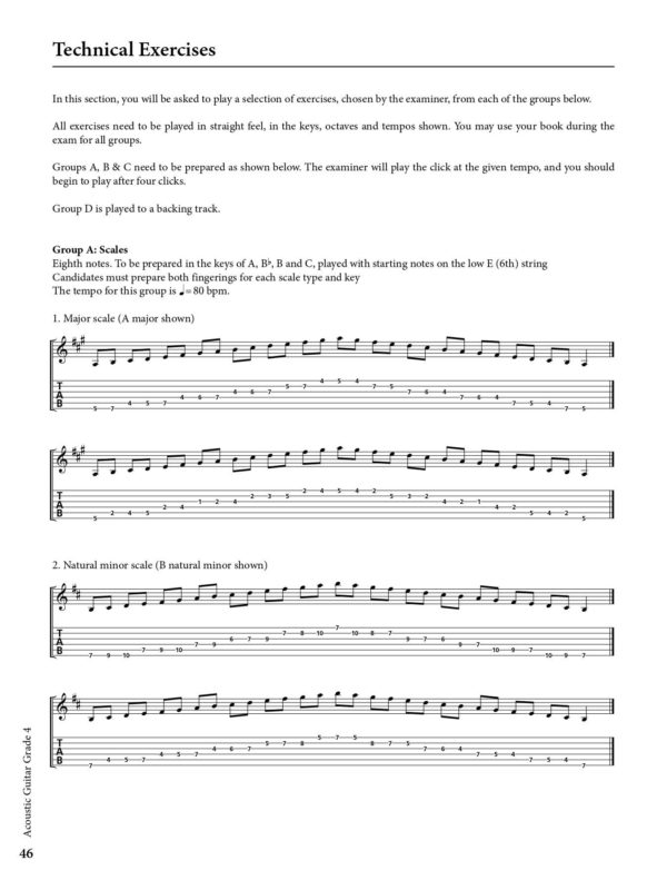 Rockschool Acoustic Guitar Grade 4 Exam Book - Image 4