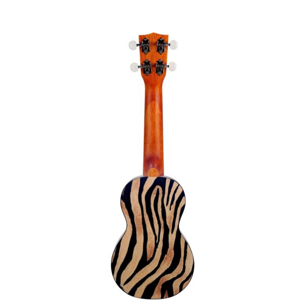 Mahalo Art II Series Soprano Ukulele Zebra