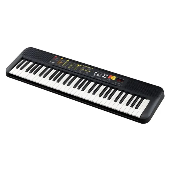 Yamaha PSR F52 portable keyboard Top Side View 1
