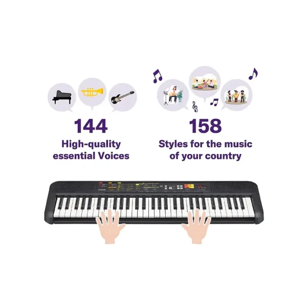 Yamaha PSR-F52 Portable Keyboard with 61 Keys - Image 14