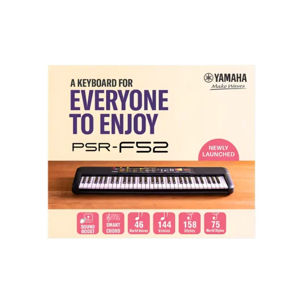 Yamaha PSR-F52 Portable Keyboard with 61 Keys - Image 15