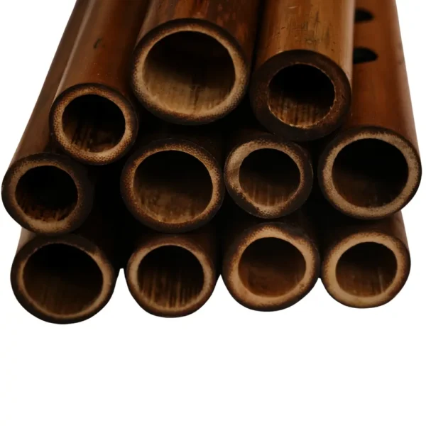 Carnatic flute set mid octave, open end