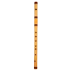 C Front view Bansuri Flute
