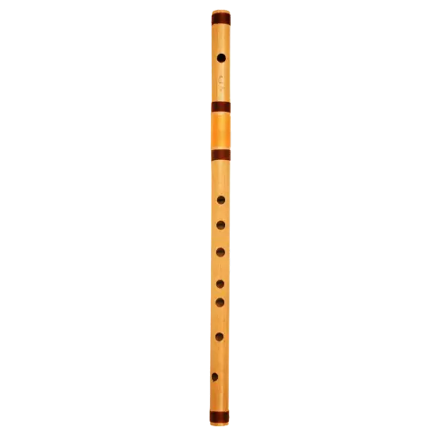 C Front view Bansuri Flute