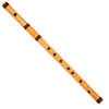 C cross view Bansuri Flute