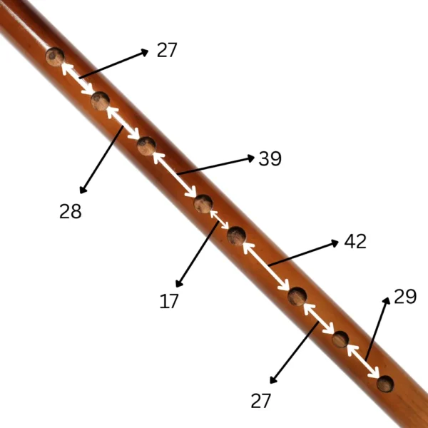 G Bass Carnatic Flute (Shruthi/ Kattai – 5) - Image 2