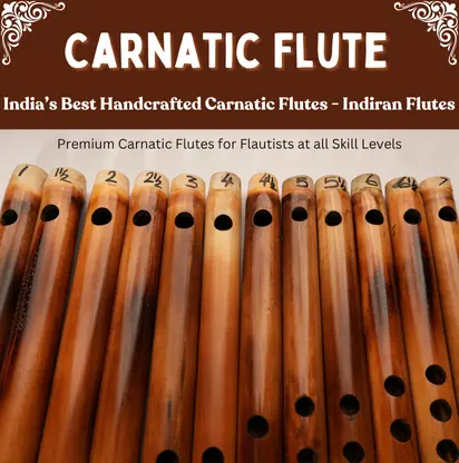 Traditional Carnatic bamboo flute