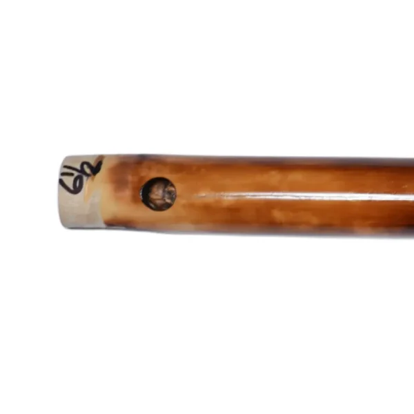 Closer View of blowing hole & natural node in A# bass Carnatic flute