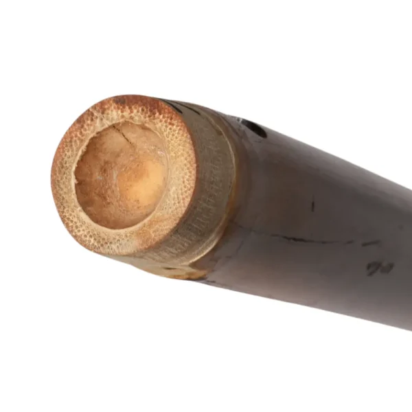 Natural node of B bass Carnatic flute