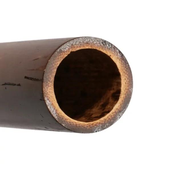 Open end of B bass Carnatic flute