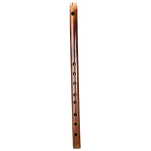 Premium C carnatic flute flat view