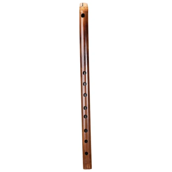 Premium C carnatic flute flat view