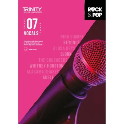 Trinity College Front Cover Page 7 grade female vocal Rock & Pop